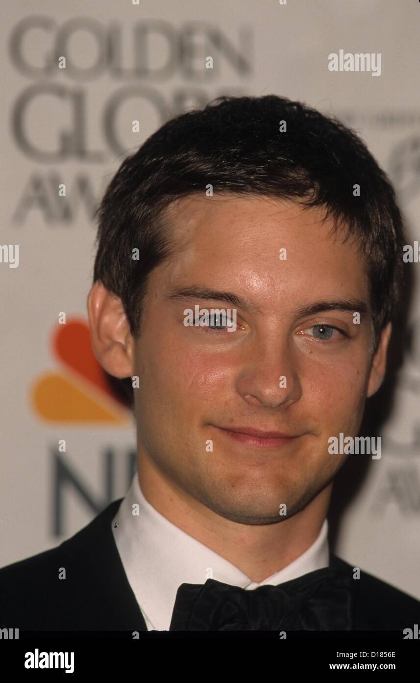 TOBEY MAGUIRE.The 57th Golden   Awards at Beverly Hills Hotel , Ca. 2000.k17699am.(Credit Image: © Alec Michael/Globe Photos/ZUMAPRESS.com) Stock Photo