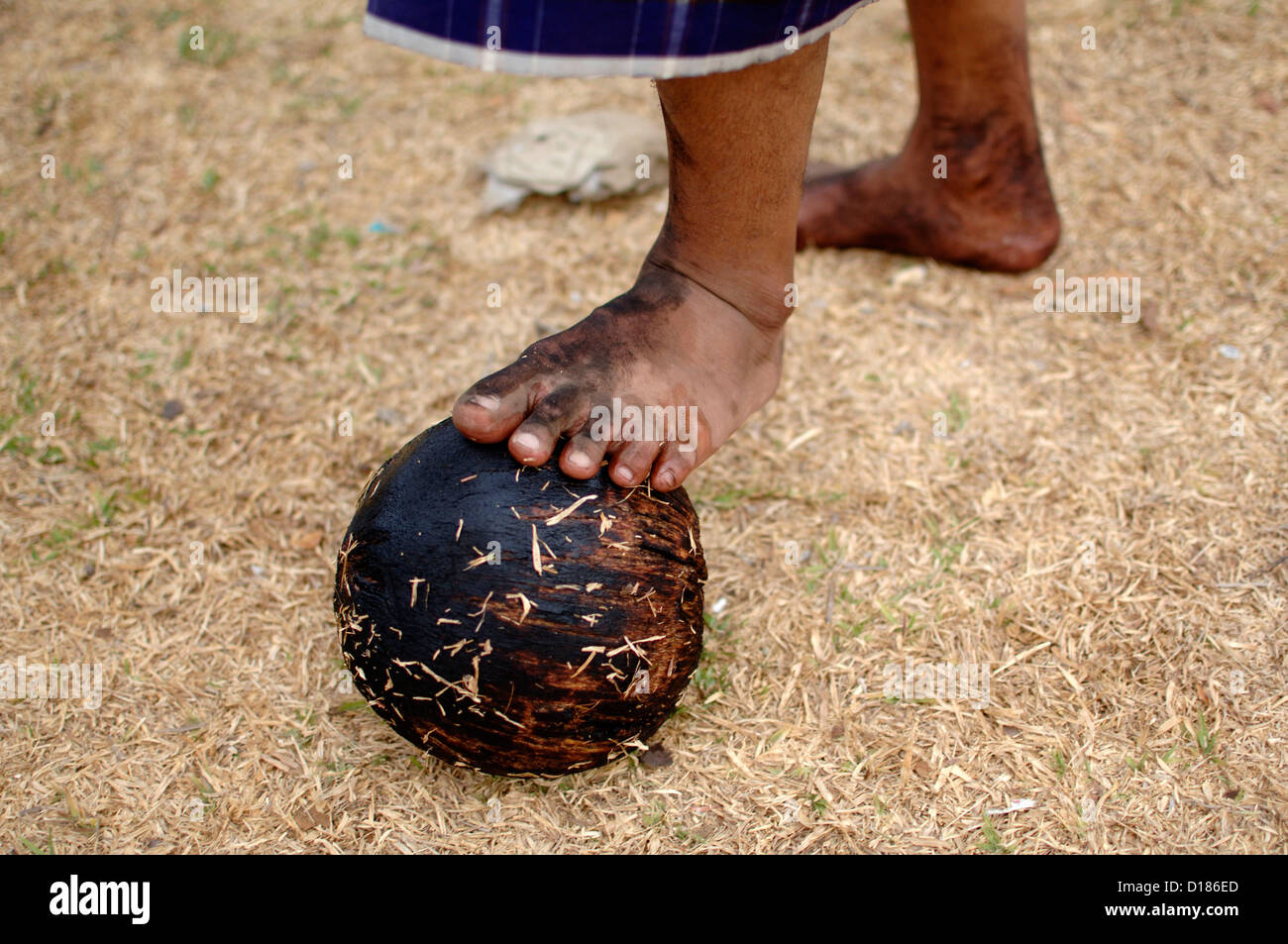 Some students play Fire Football tradition in islamic boarding house ...