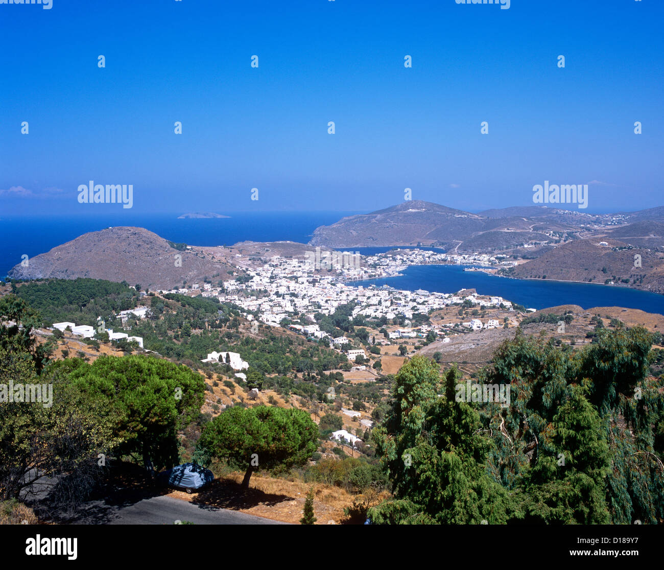 Skal Daytime View Patmos Greek Islands Greece Stock Photo