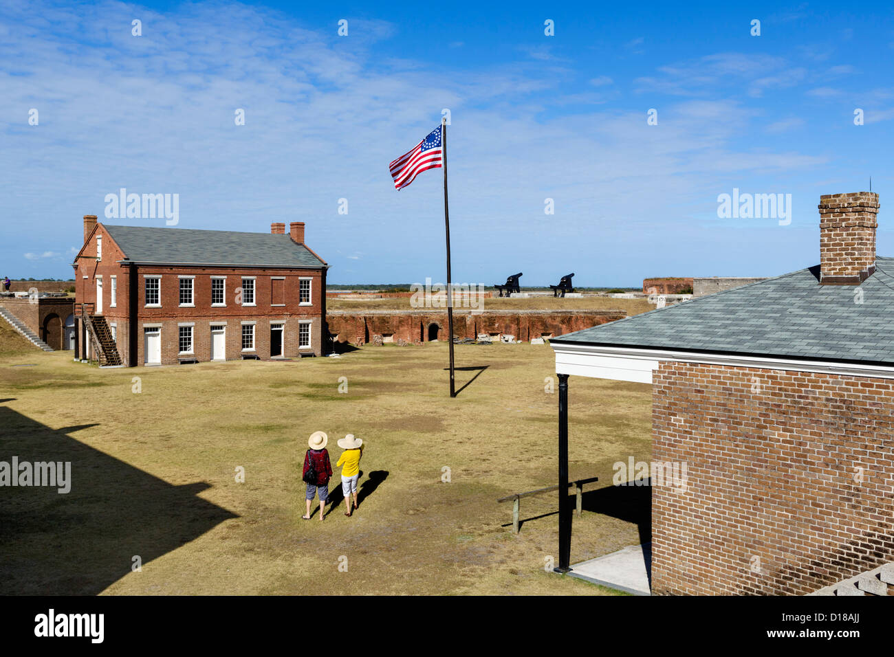 Fort Clinch, Fort Clinch State Park, Fernandina Beach, Amelia Island, Florida, USA Stock Photo