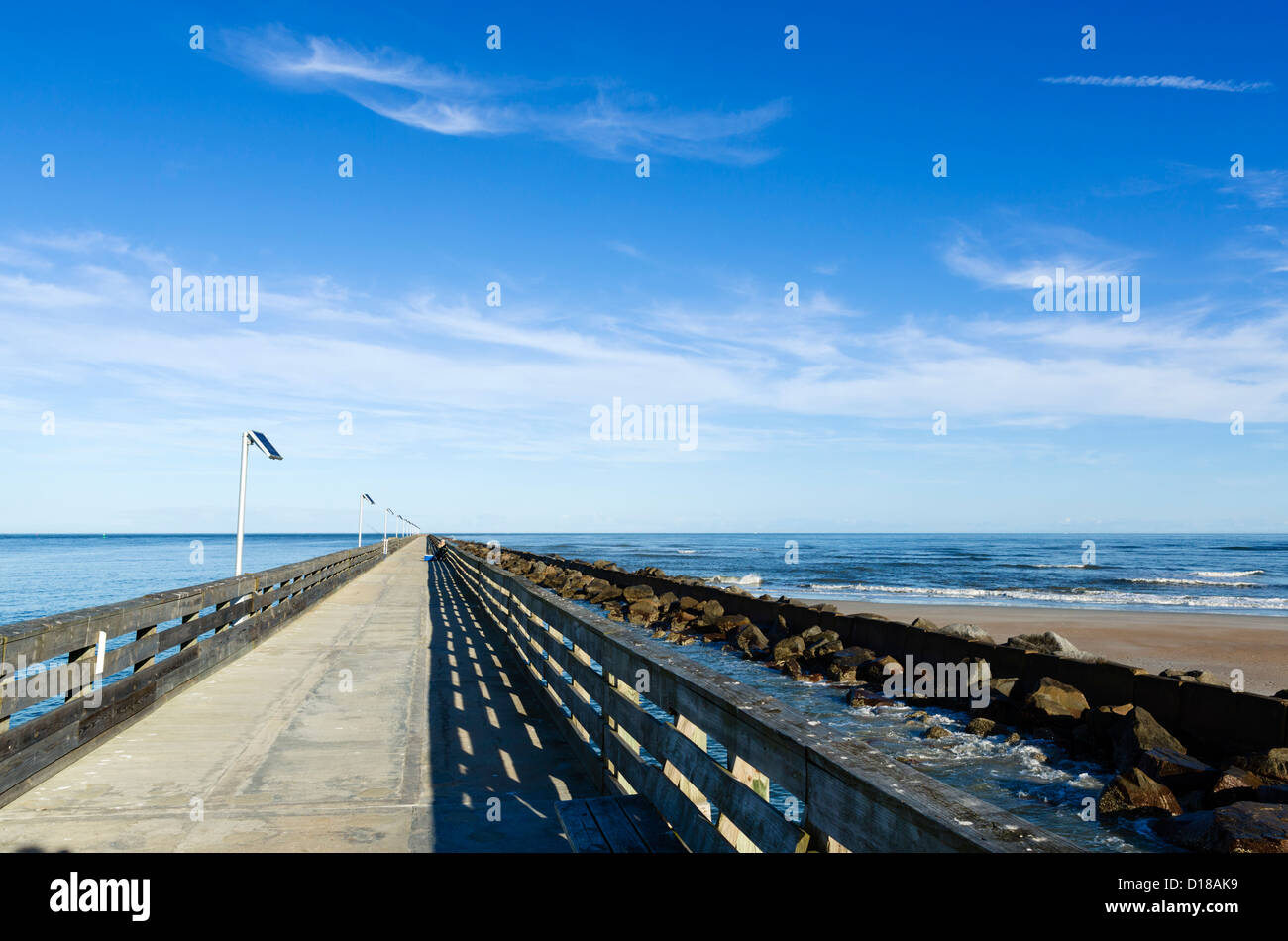 Fishing Pier on the beach at Fort Clinch State Park, Fernandina Beach