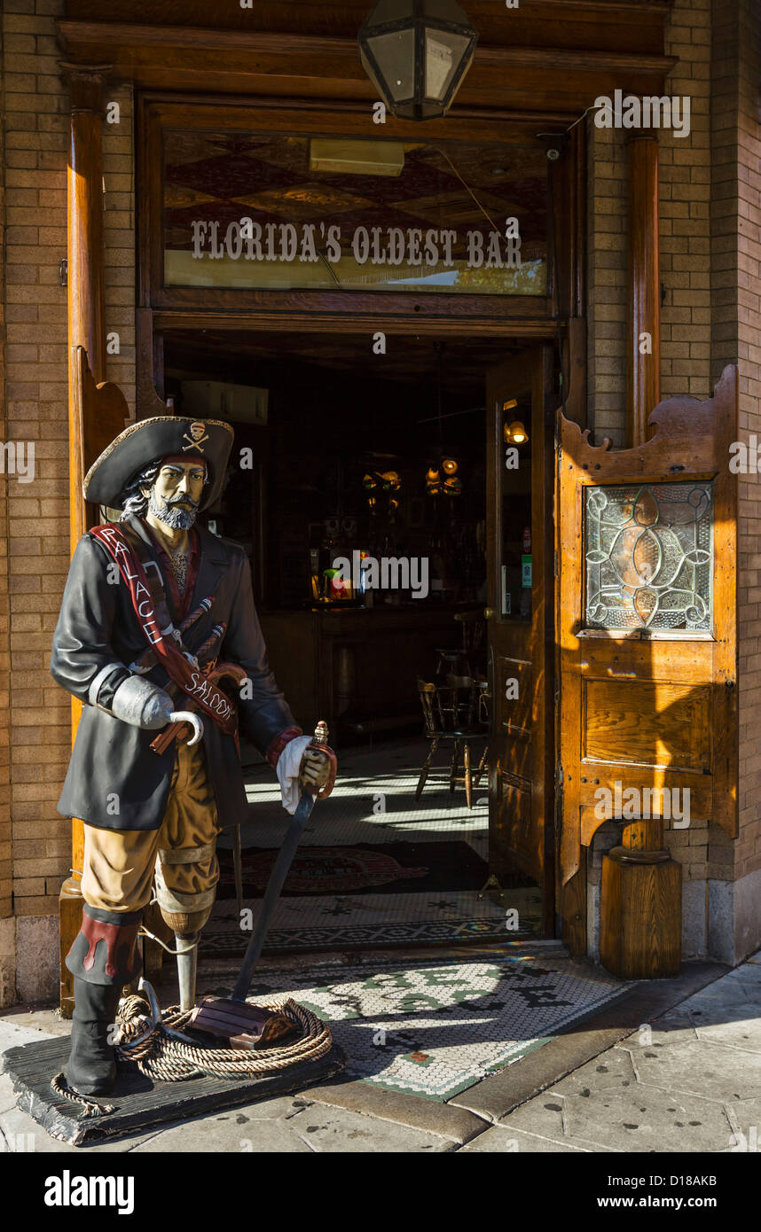 The historic Palace Saloon on Centre Street (the Main Street) in downtown Fernandina Beach, Amelia Island, Florida, USA Stock Photo