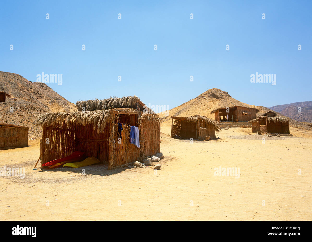 Tourist Campsite The Sinai Egypt Stock Photo