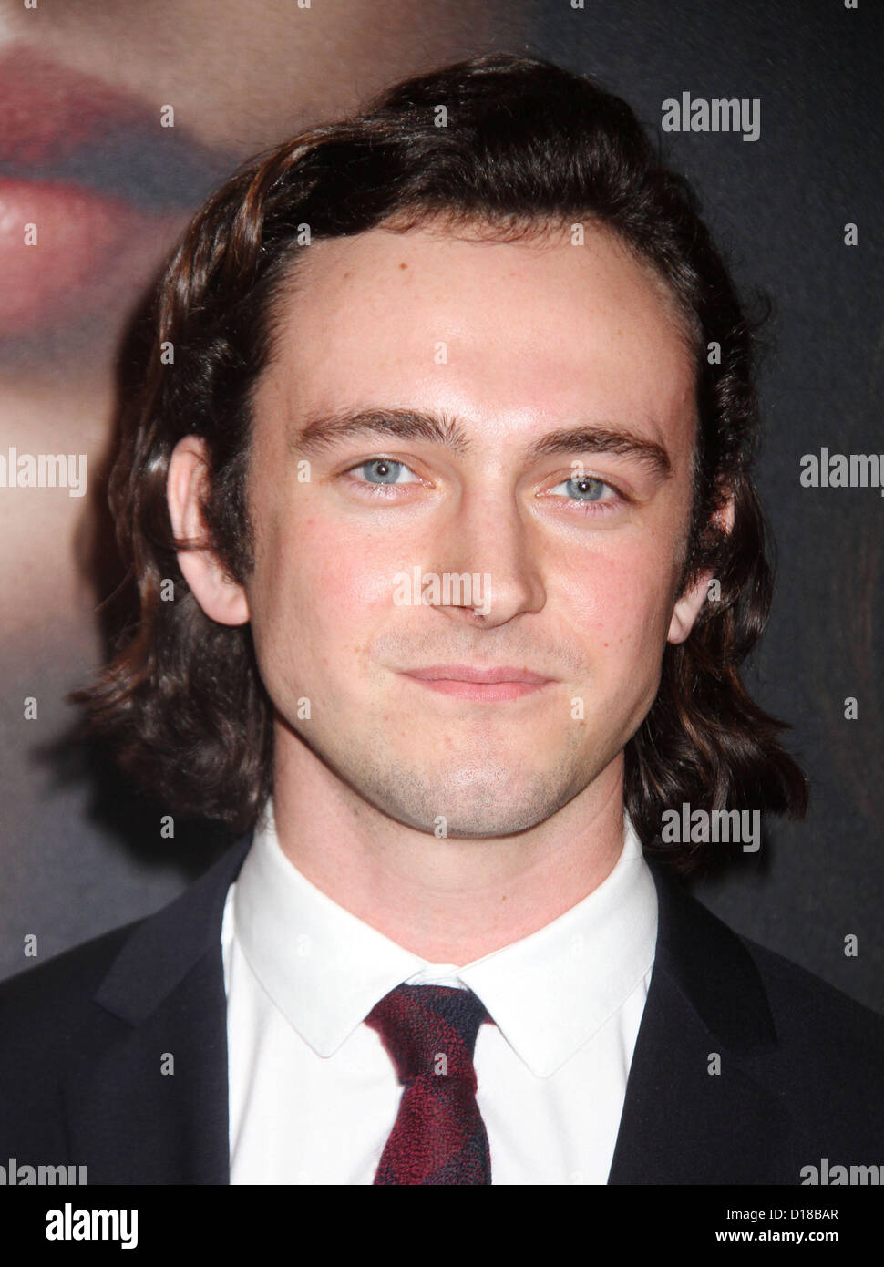 Dec. 10, 2012 - New York, New York, U.S. - Actor GEORGE BLAGDEN attends the  New York premiere of 'Les Miserables' held at Ziegfeld Theater. (Credit  Image: © Nancy Kaszerman/ZUMAPRESS.com Stock Photo - Alamy, image size:970x1390