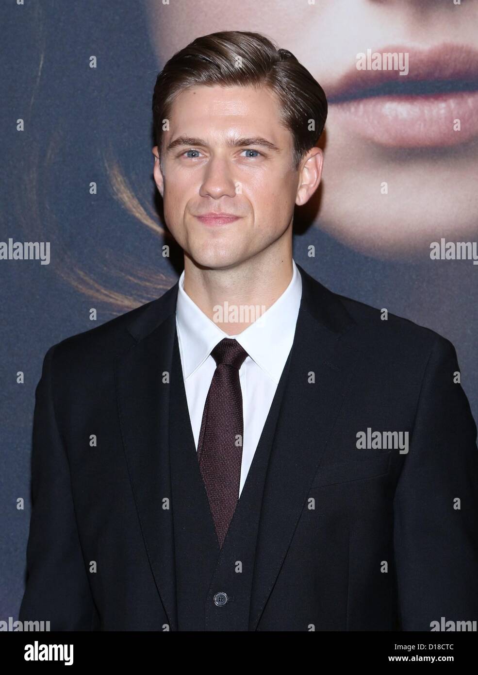 Aaron Tveit at arrivals for LES MISERABLES Premiere, The Ziegfeld ...