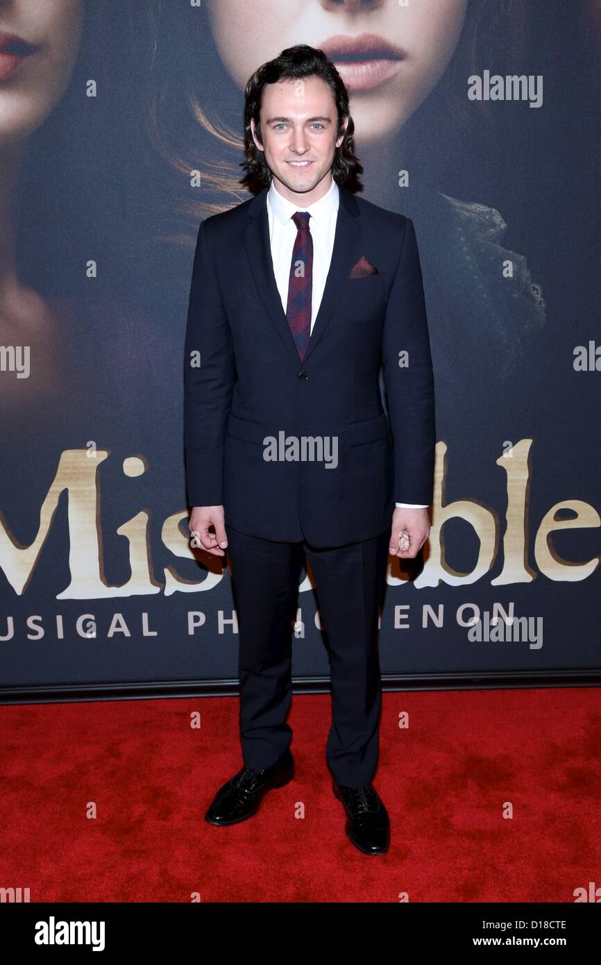 George Blagden at arrivals for LES MISERABLES Premiere, The Ziegfeld  Theatre, New York, NY December 10, 2012. Photo By: Andres Otero/Everett  Collection/Alamy Live News Stock Photo - Alamy, image size:866x1390