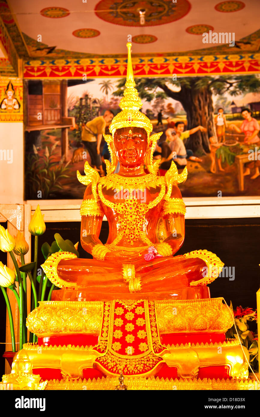 Buddha statue is located at a temple in Thailand Stock Photo - Alamy