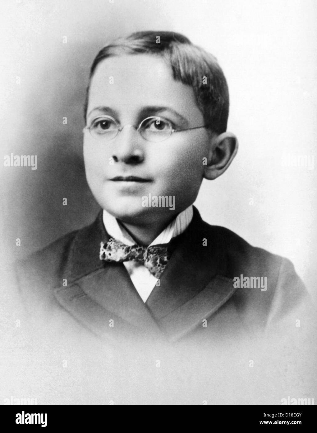 Harry Truman as a schoolboy. Ca. 1892. (CSU ALPHA 194) CSU Archives/Everett Collection Stock Photo