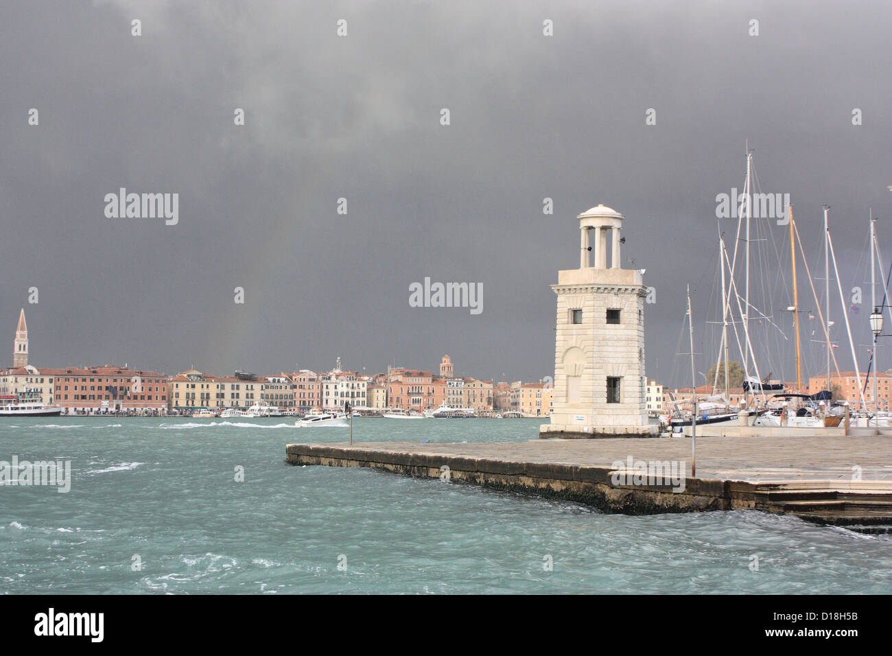 Stormy weather in Venice Stock Photo Alamy