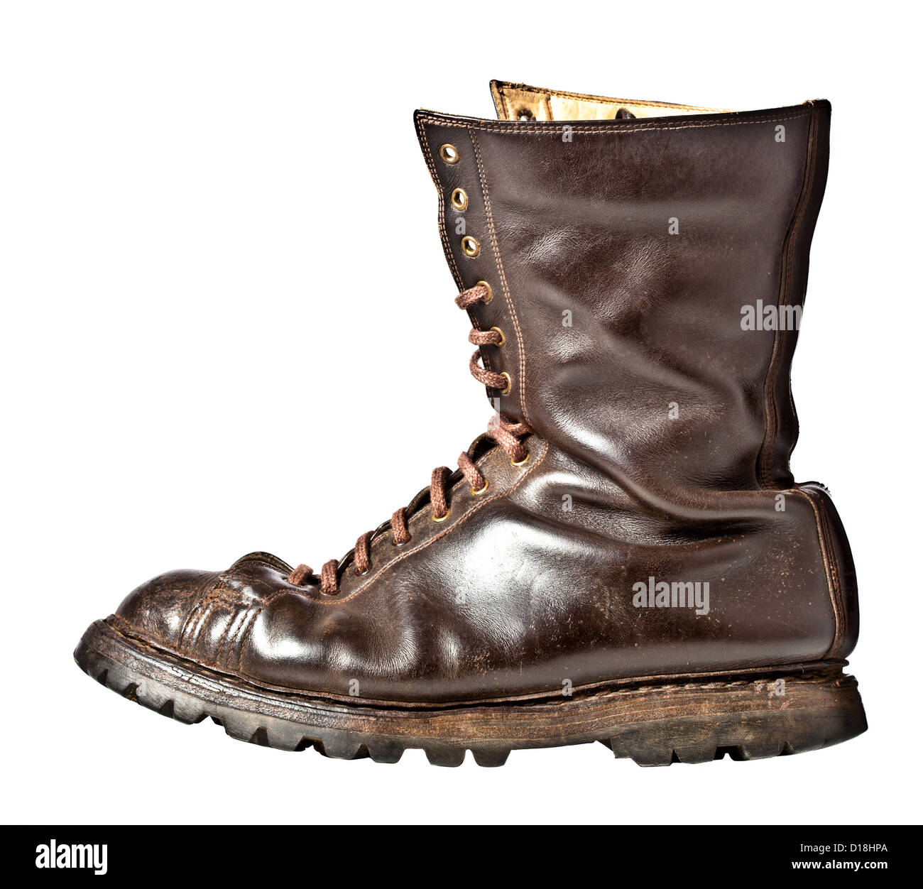 Army boots retro hi res stock photography and images Alamy