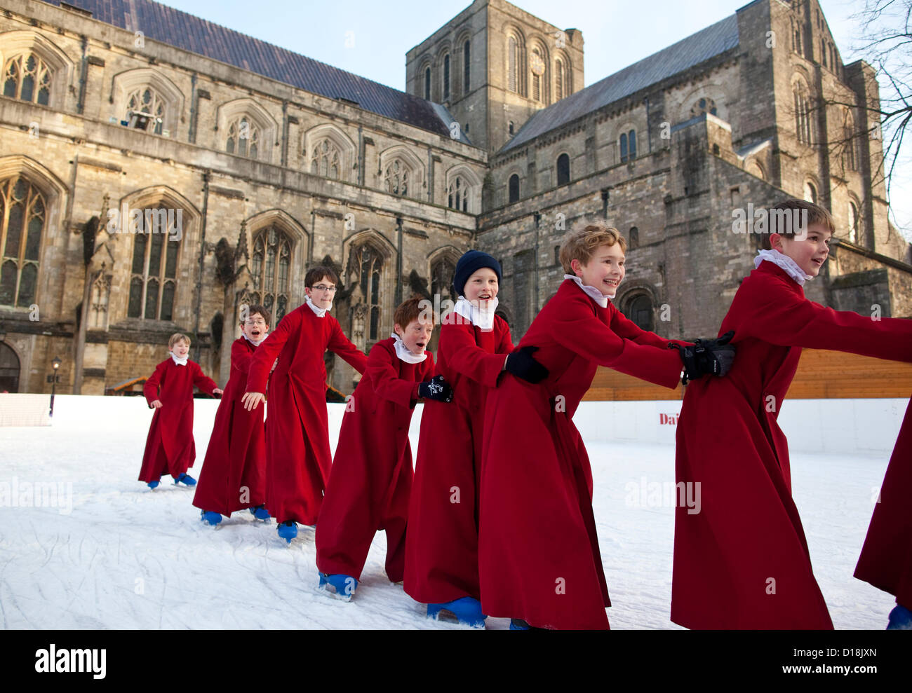 Winchester cathedral christmas hi-res stock photography and images - Alamy