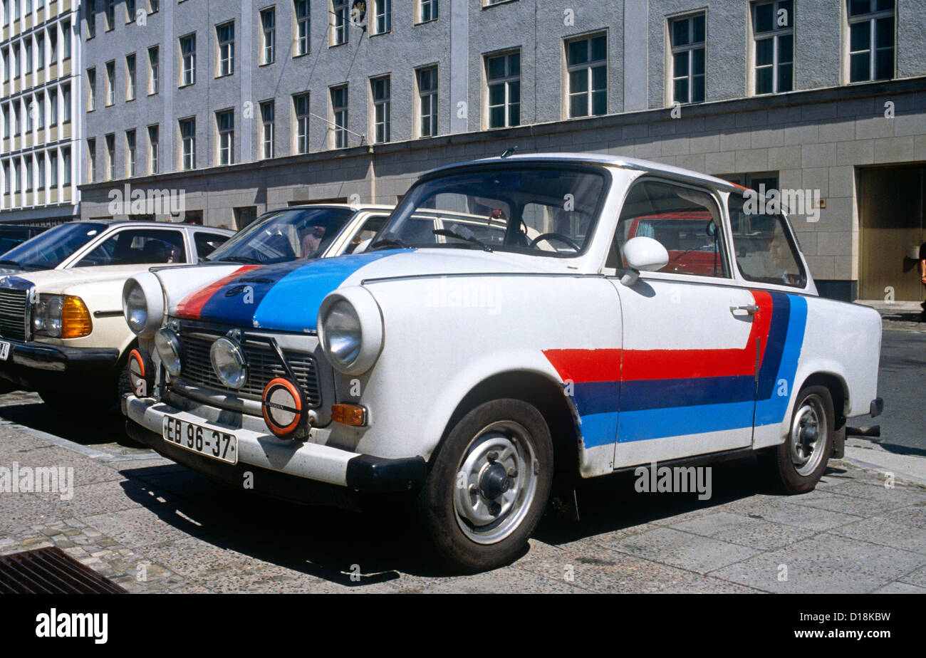 Trabant Car East Berlin Germany Stock Photo