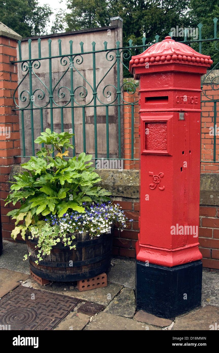 Victorian mail box Stock Photo