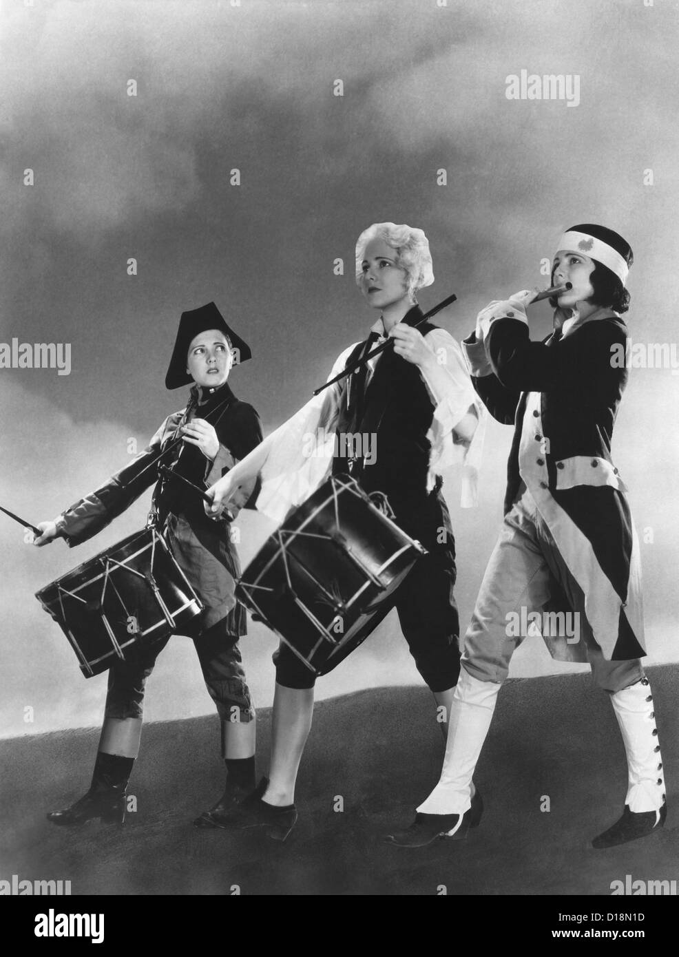 Marching while playing Black and White Stock Photos & Images - Alamy