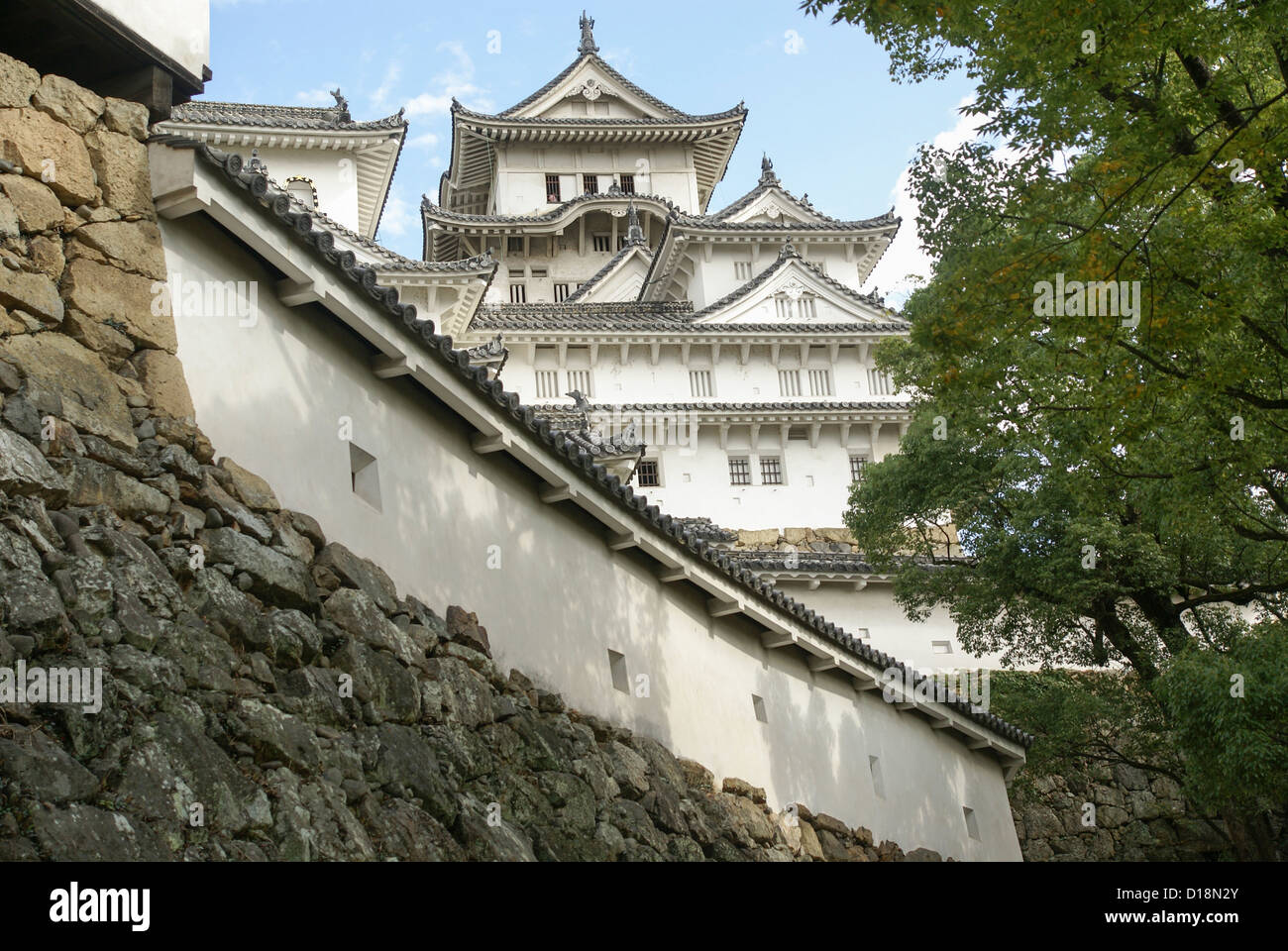 Himeji Castle (AKA White Egret Castle and White Heron Castle) Himeji, Japan Stock Photo