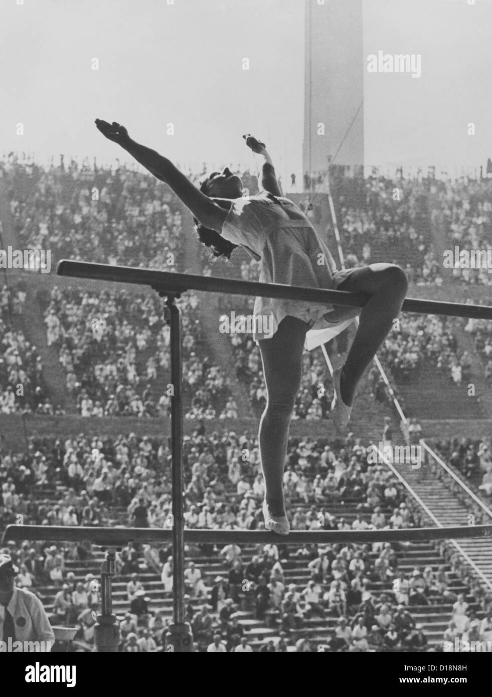 Gymnastic competition at the Olympics Stock Photo Alamy