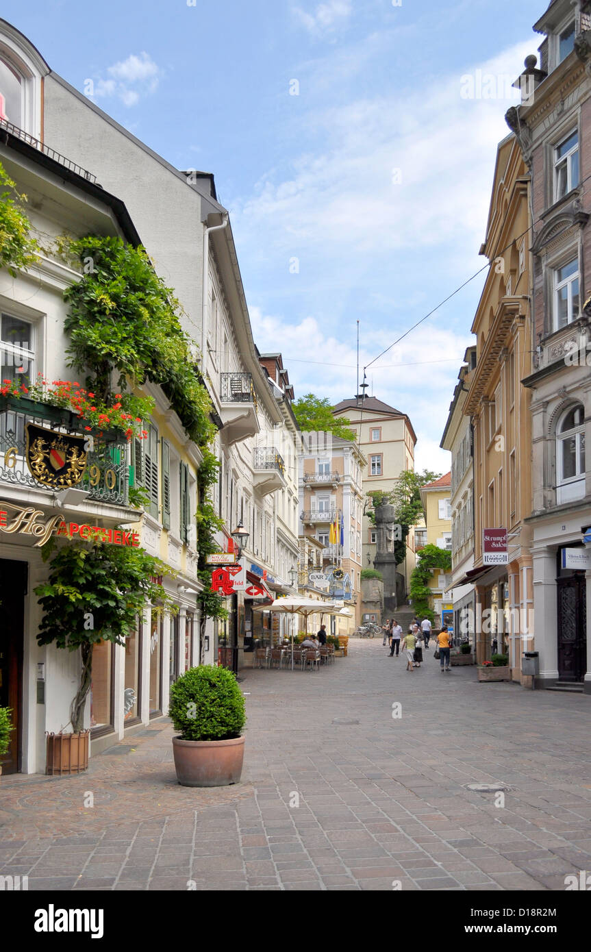 Baden-Baden im Schwarzwald, Innenstadt, Altstadt, Stock Photo