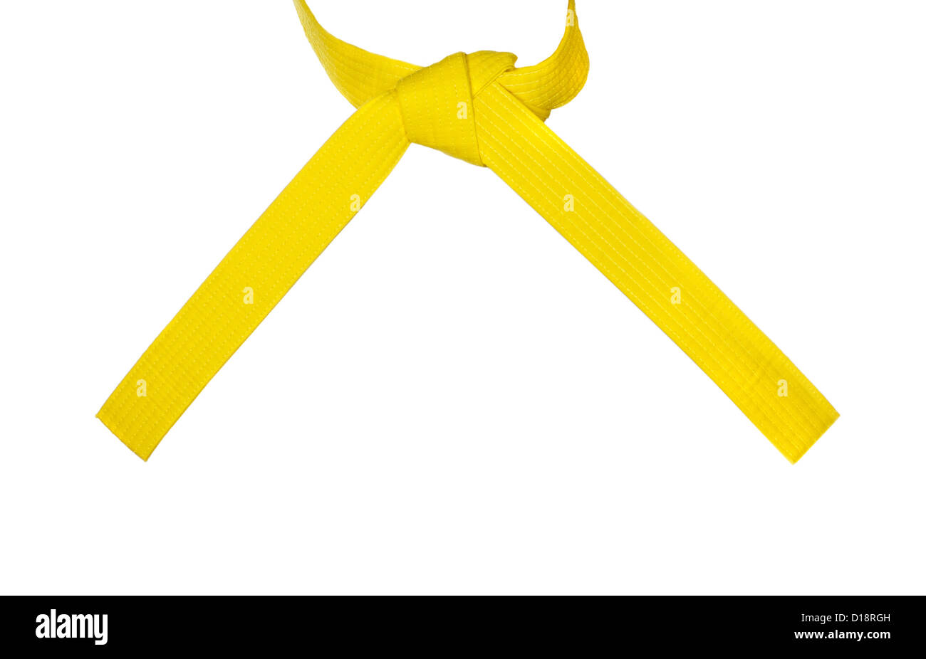 Karate belt knot Cut Out Stock Images Pictures Alamy