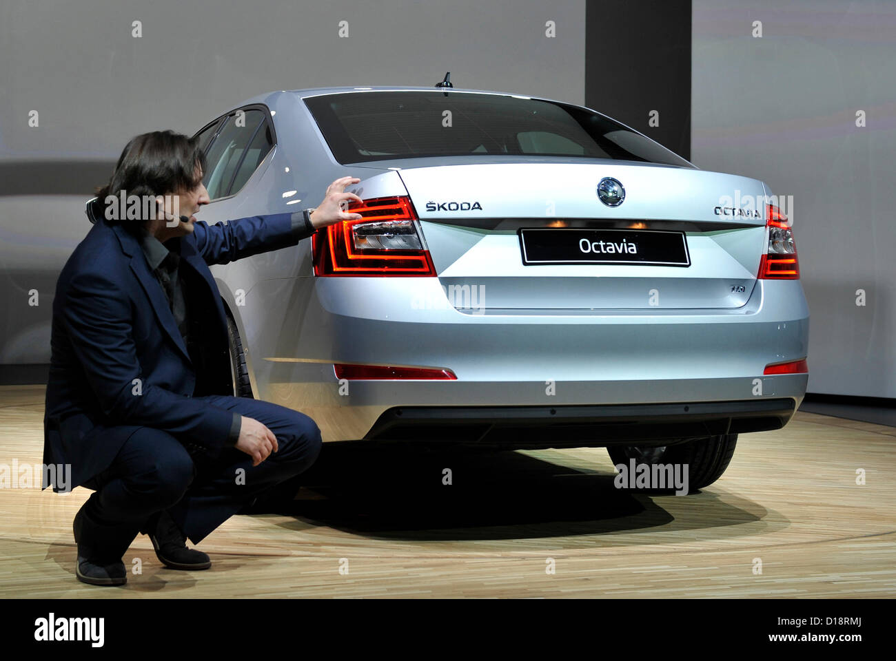 Third generation of Skoda Octavia is seen in Mlada Boleslav, Czech Republic, December 11, 2012. The production of the new model will start in the year and it will make its