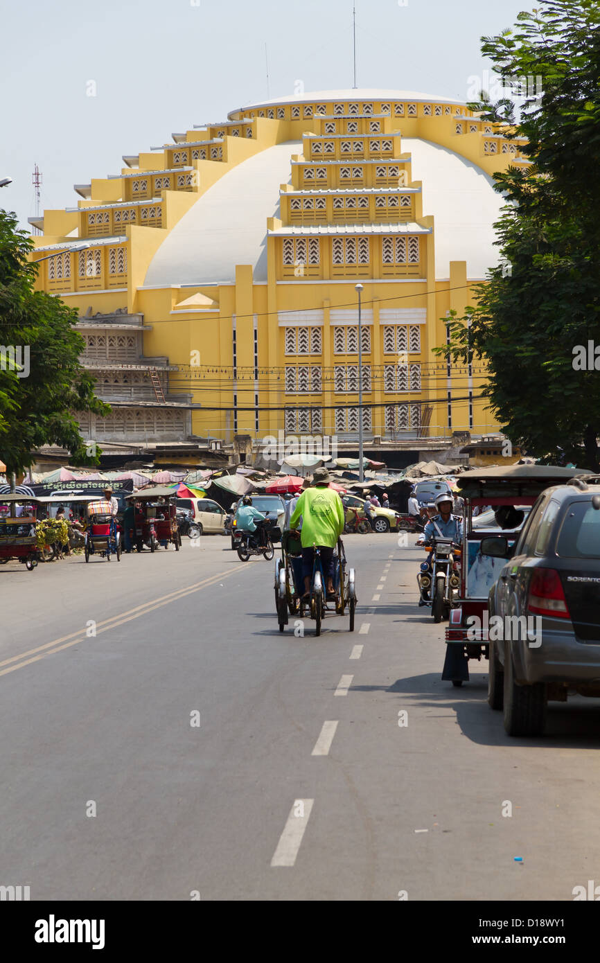 The Central Market in Phnom Penh, Cambodia Stock Photo Alamy