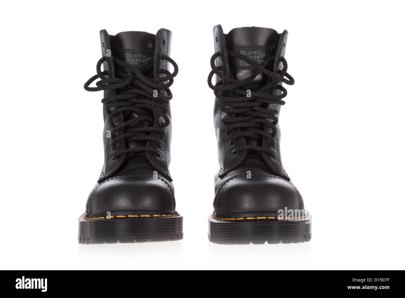Pair of black doc martens hi-res stock photography and images - Alamy