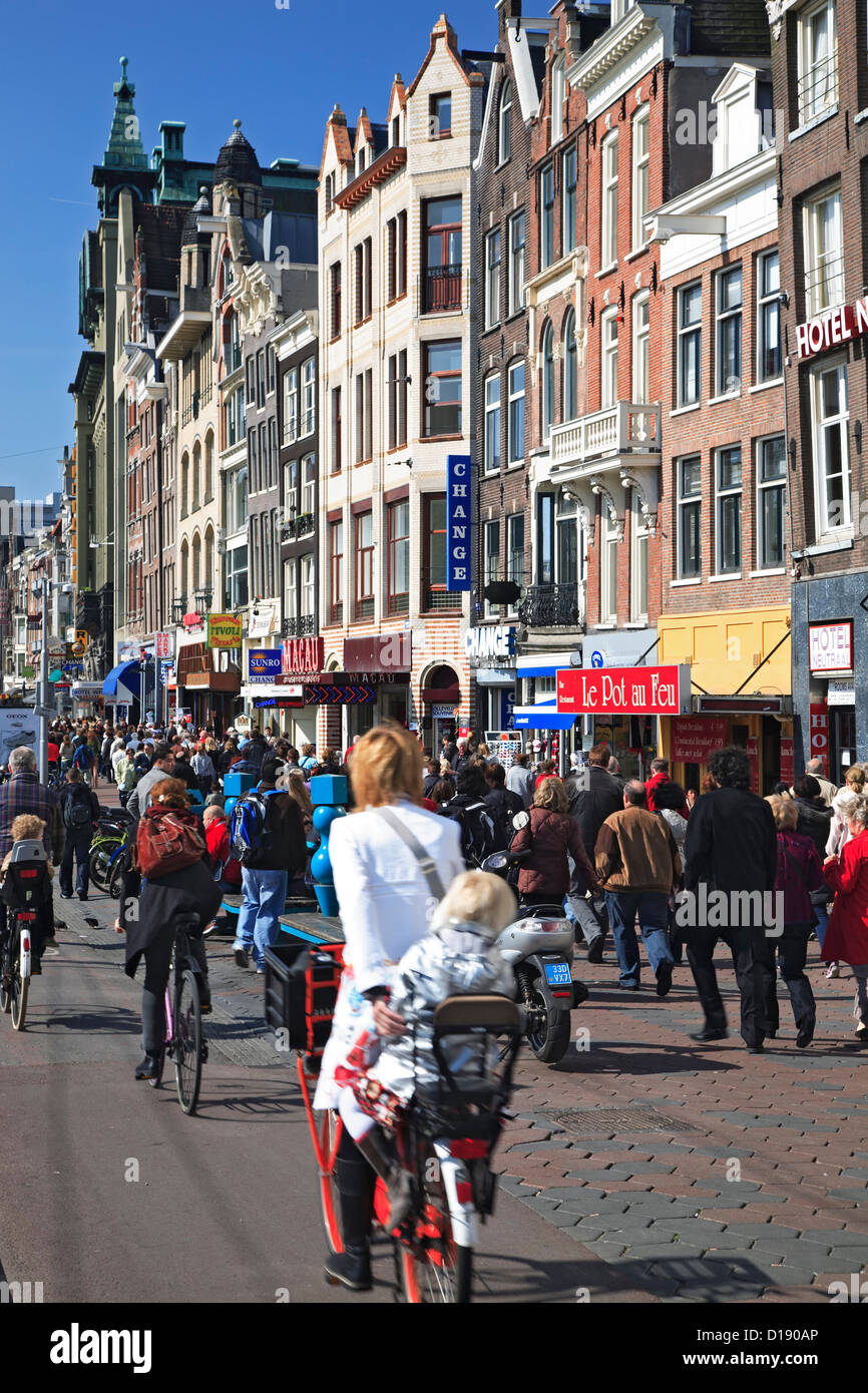 Busy street, Amsterdam, Netherlands Stock Photo Alamy