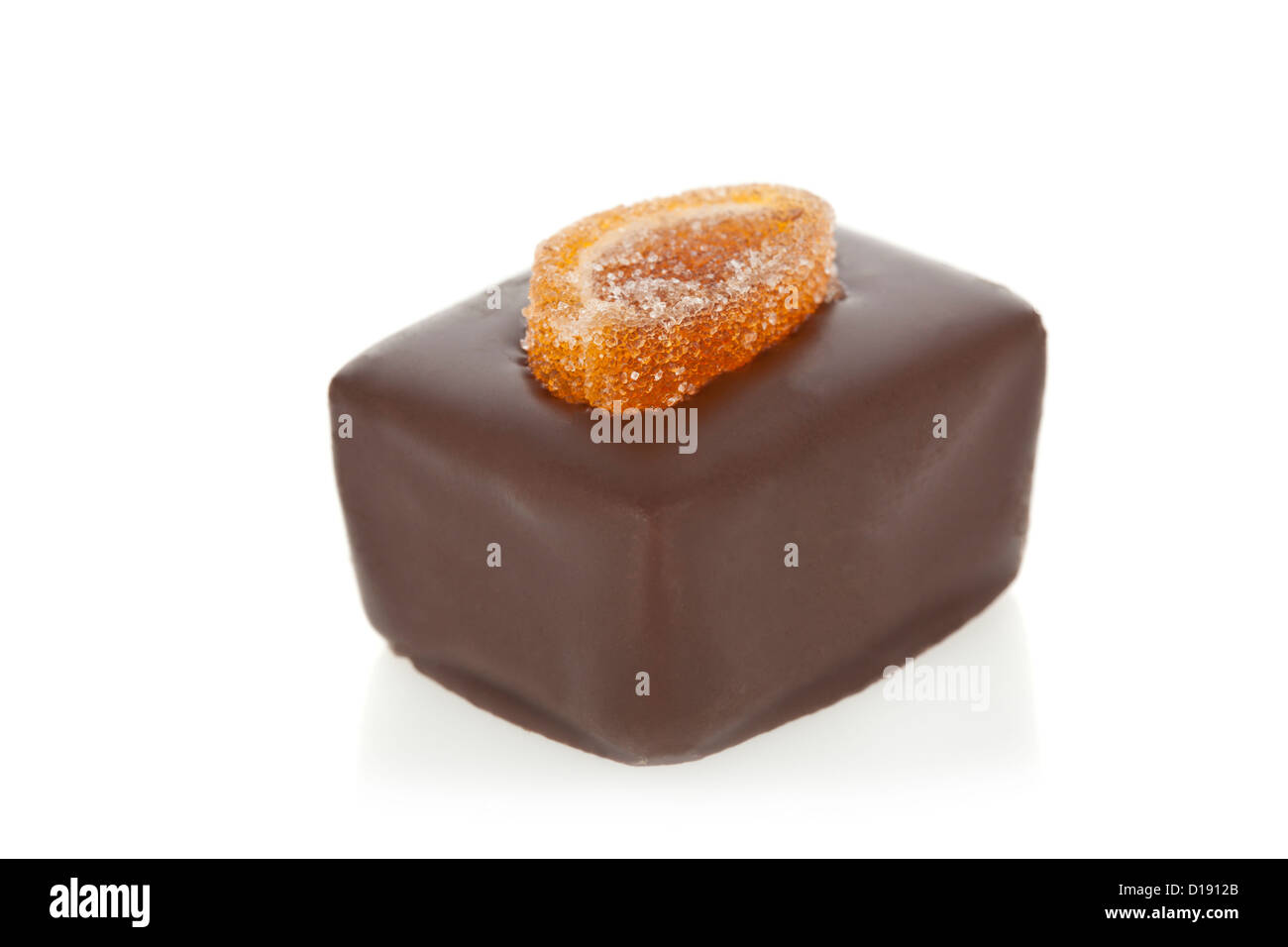 Gourmet chocolate truffle isolated on white background Stock Photo Alamy