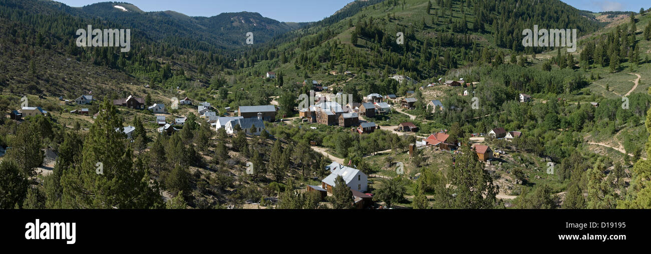 The historic mining town of Silver City, Idaho Stock Photo Alamy