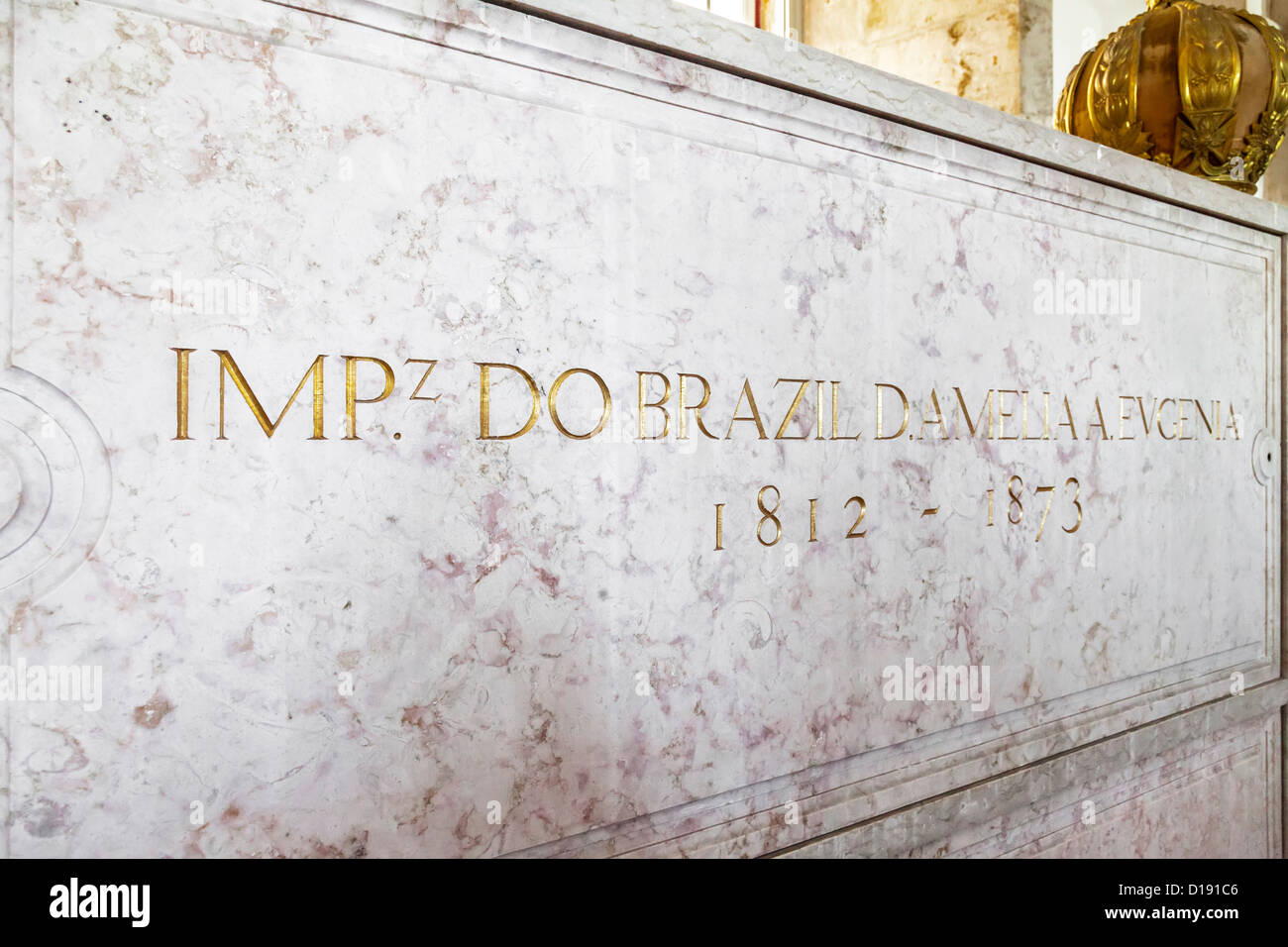 Brazil Empress Amélia Eugénia Tomb. Royal Pantheon of the House of