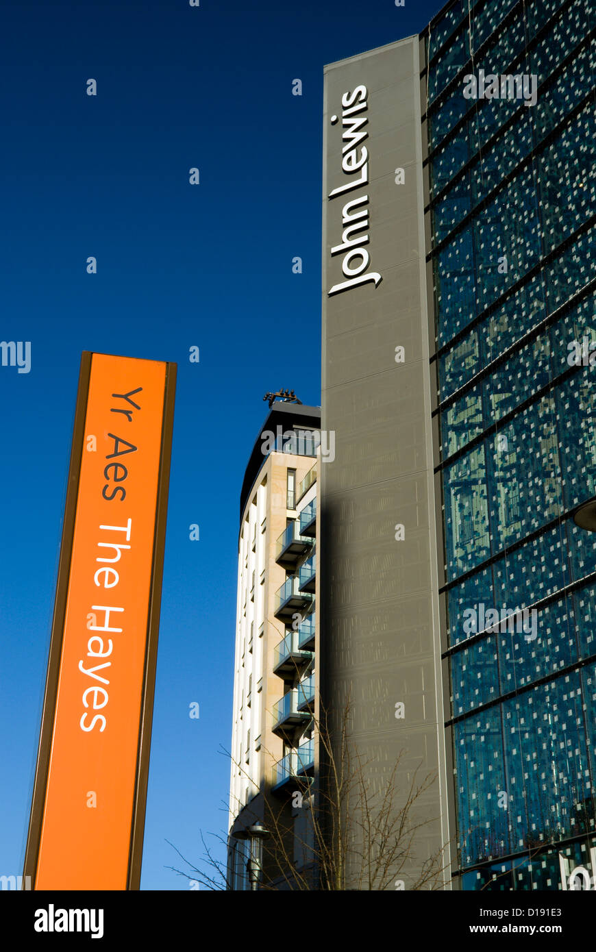 John Lewis store on The Hayes, Cardiff, Wales, UK Stock Photo Alamy