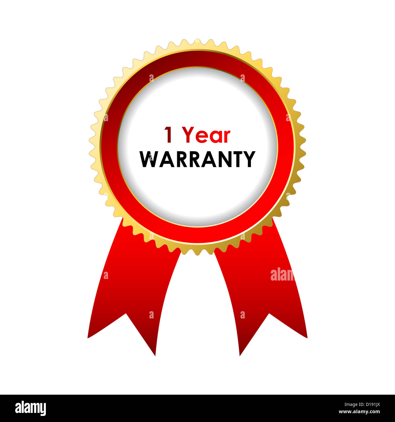 Year warranty sticker sign hi-res stock photography and images - Alamy