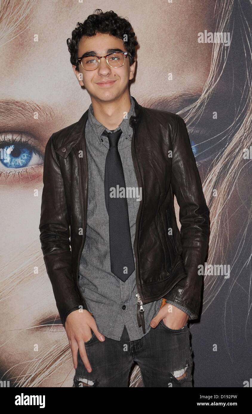 New York, USA. 10th December 2012. Alex Wolff at arrivals for LES ...