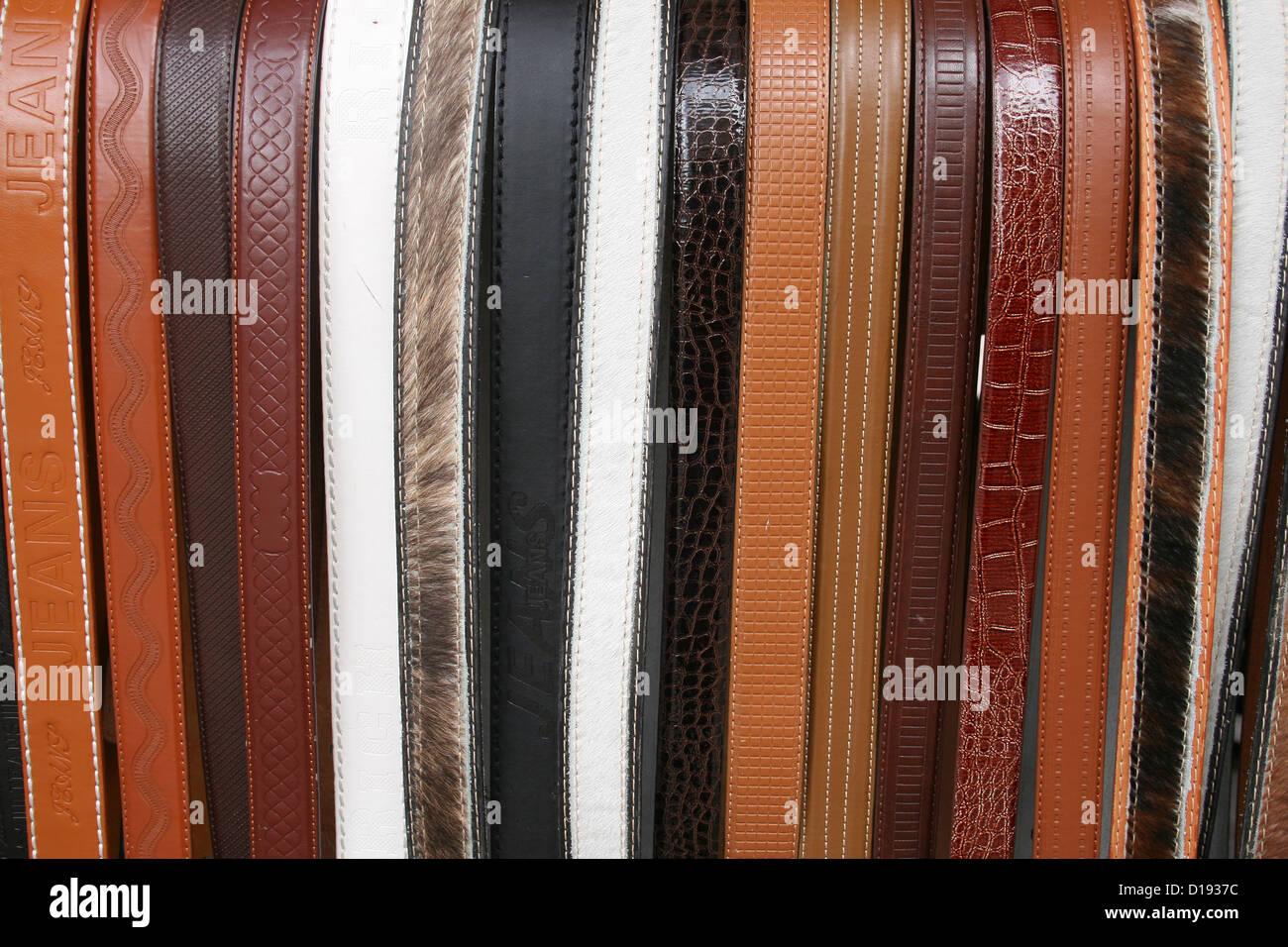 Handmade belts hi-res stock photography and images - Alamy