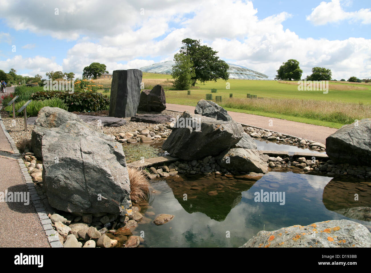 Rock Pool National Botanic Gardens of Wales Carmarthenshire Wales UK Stock Photo