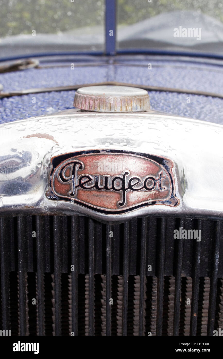 https://c8.alamy.com/comp/D193XE/a-vintage-peugeot-badge-on-the-front-of-an-old-peugeot-car-at-a-car-D193XE.jpg