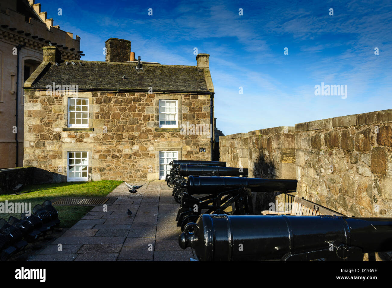 The Grand Battery at Stirling Castle, Scotland Stock Photo