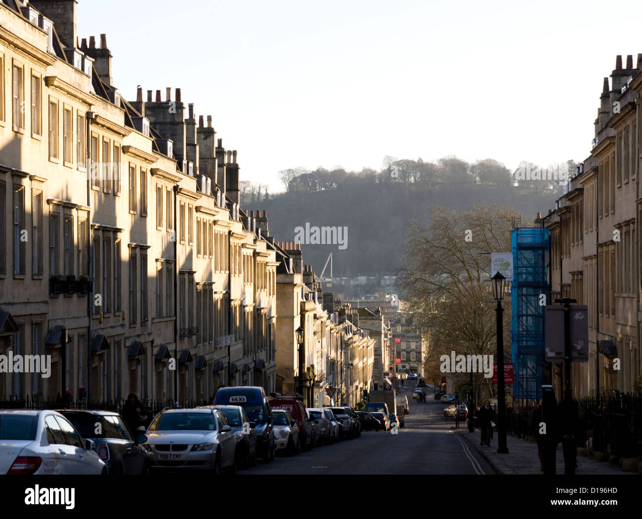 Gay st in the Georgian city of Bath in Somerset england UK Stock Photo