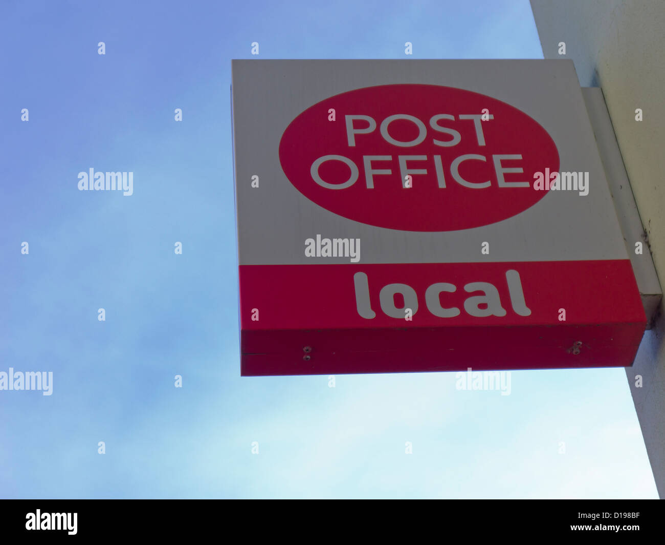 Post Office local sign Stock Photo Alamy