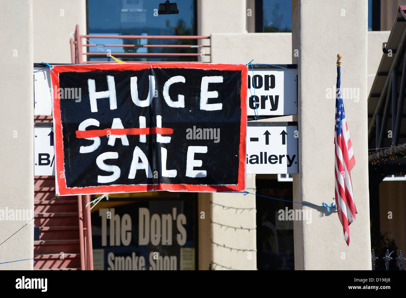Misspelled sign Stock Photo