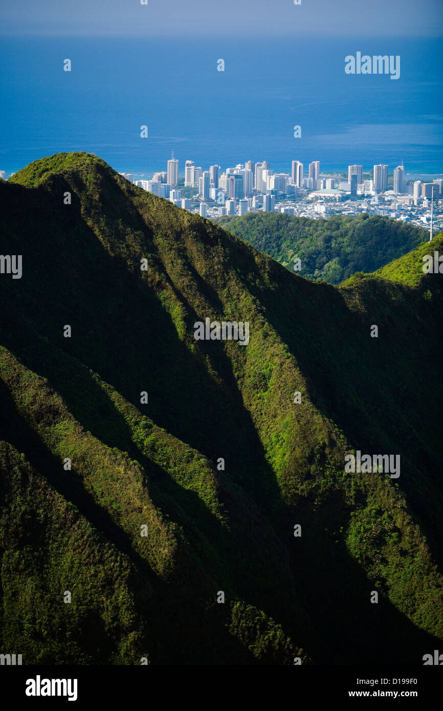 Windward oahu aerial hi-res stock photography and images - Alamy