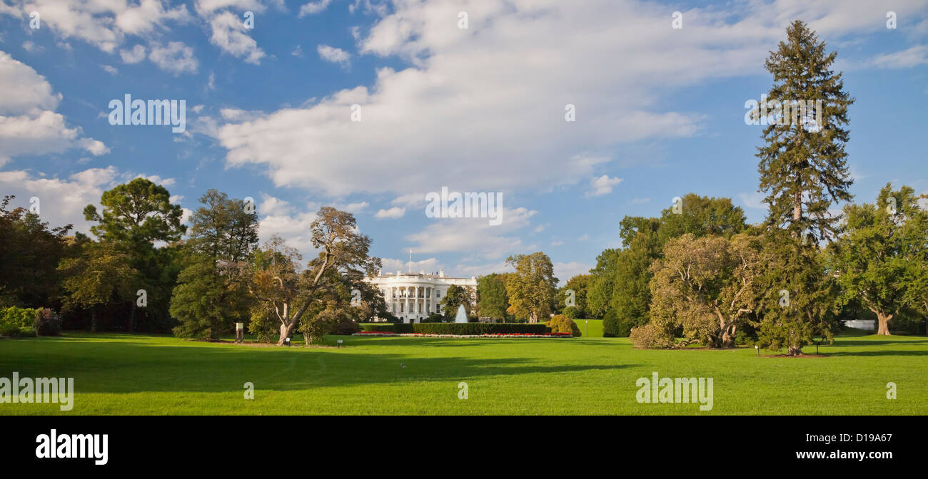 The White House in Washington D.C., the South Gate Stock Photo