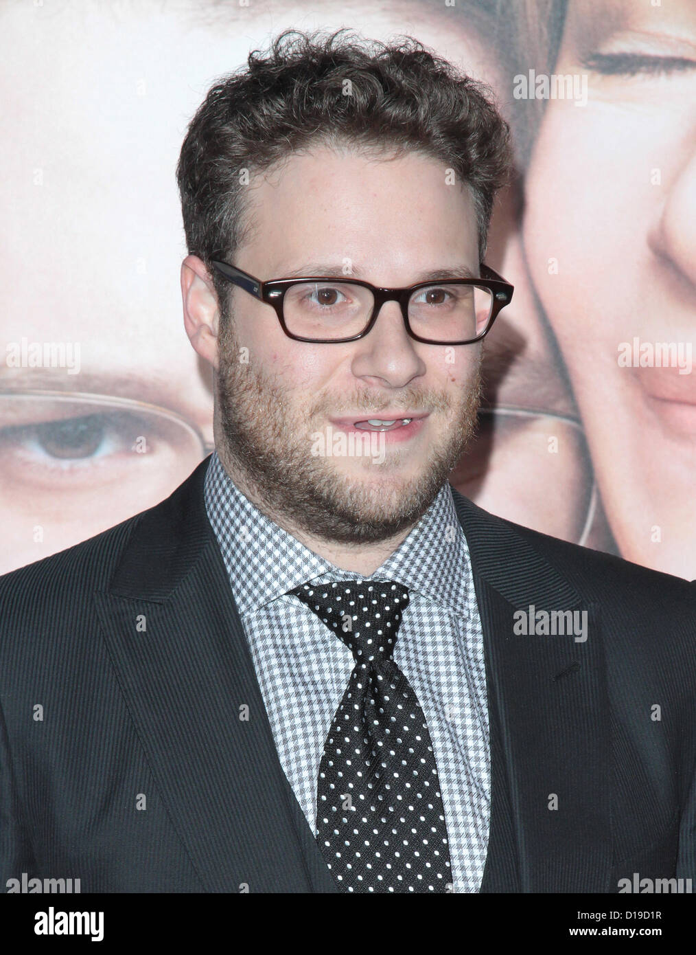 SETH ROGEN LOS ANGELES PREMIERE OF THE GUILT TRIP WESTWOOD CALIFORNIA USA 11 December 2012 Stock Photo