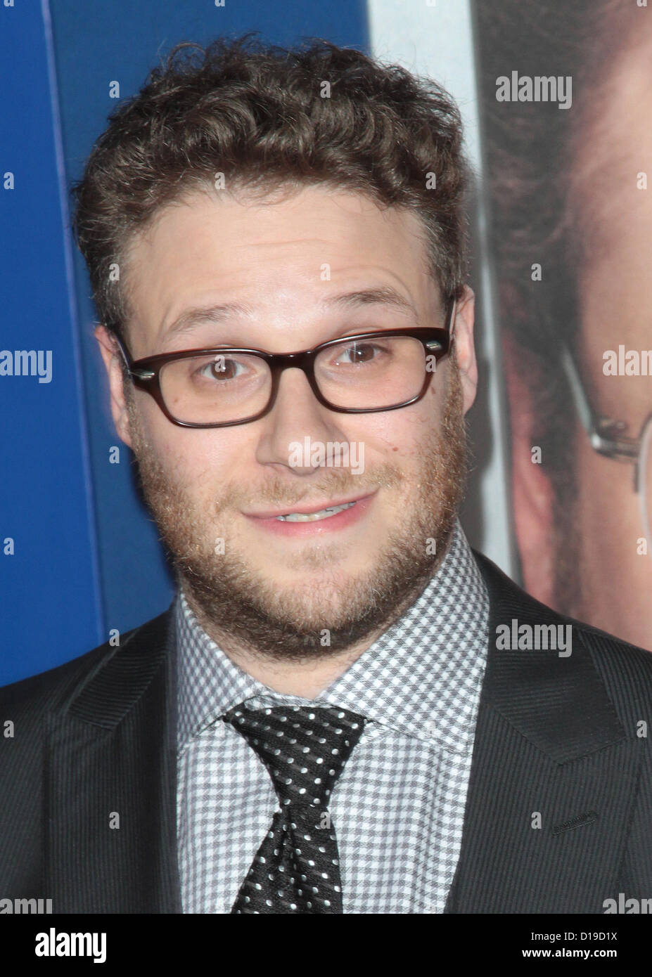 SETH ROGEN LOS ANGELES PREMIERE OF THE GUILT TRIP WESTWOOD CALIFORNIA USA 11 December 2012 Stock Photo