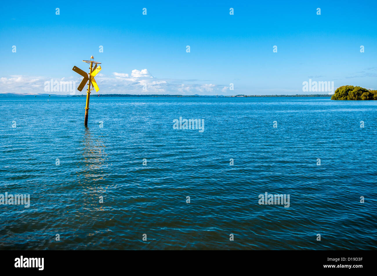 Channel Marker, Cleveland, Moreton Bay, Brisbane, Queensland, Australia