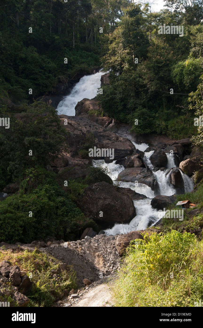 Rapids, jungle streams in Chinnar Wild life Sanctuary Stock Photo