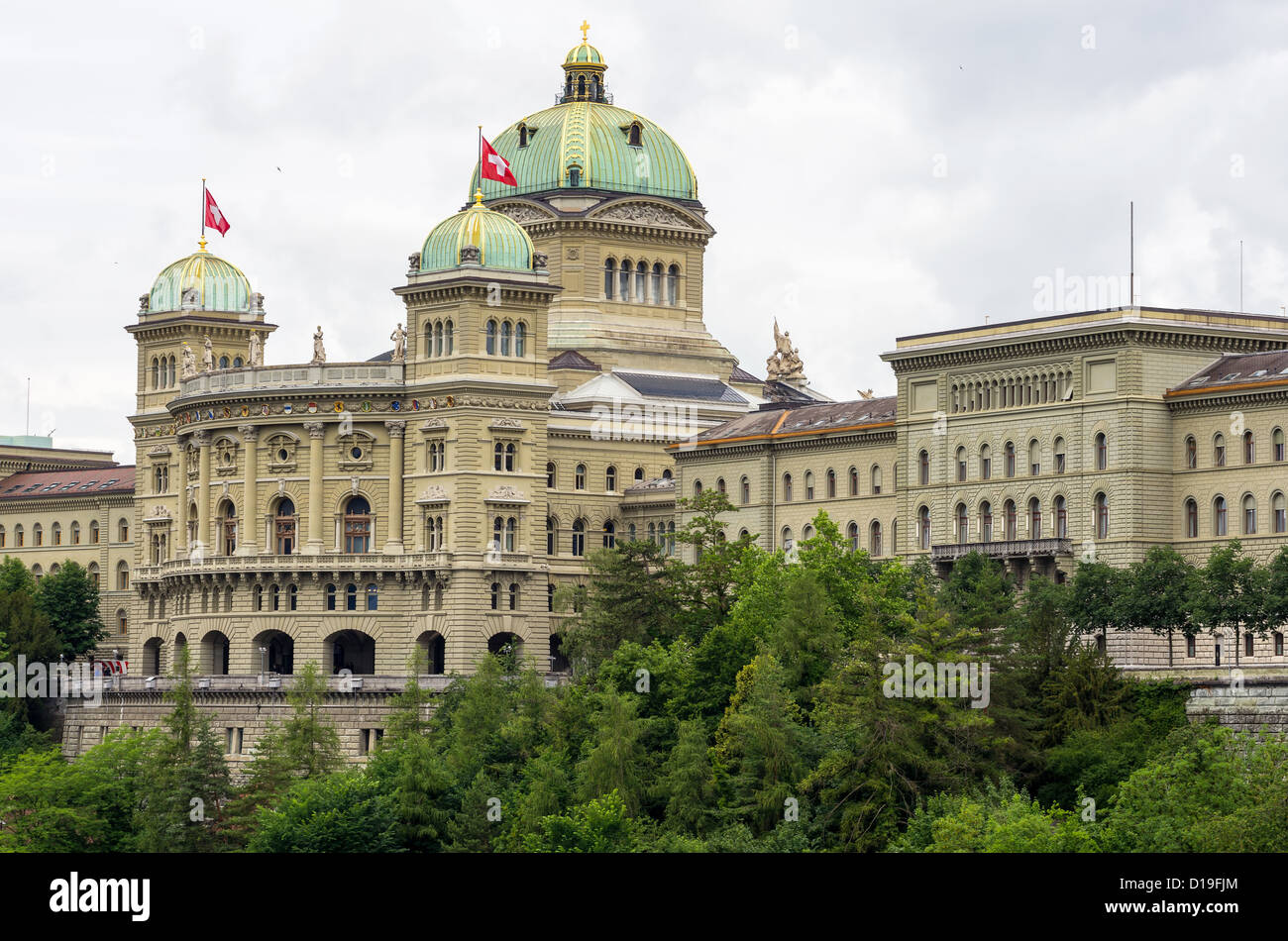 Swiss Parliament. Bern, Switzerland Stock Photo