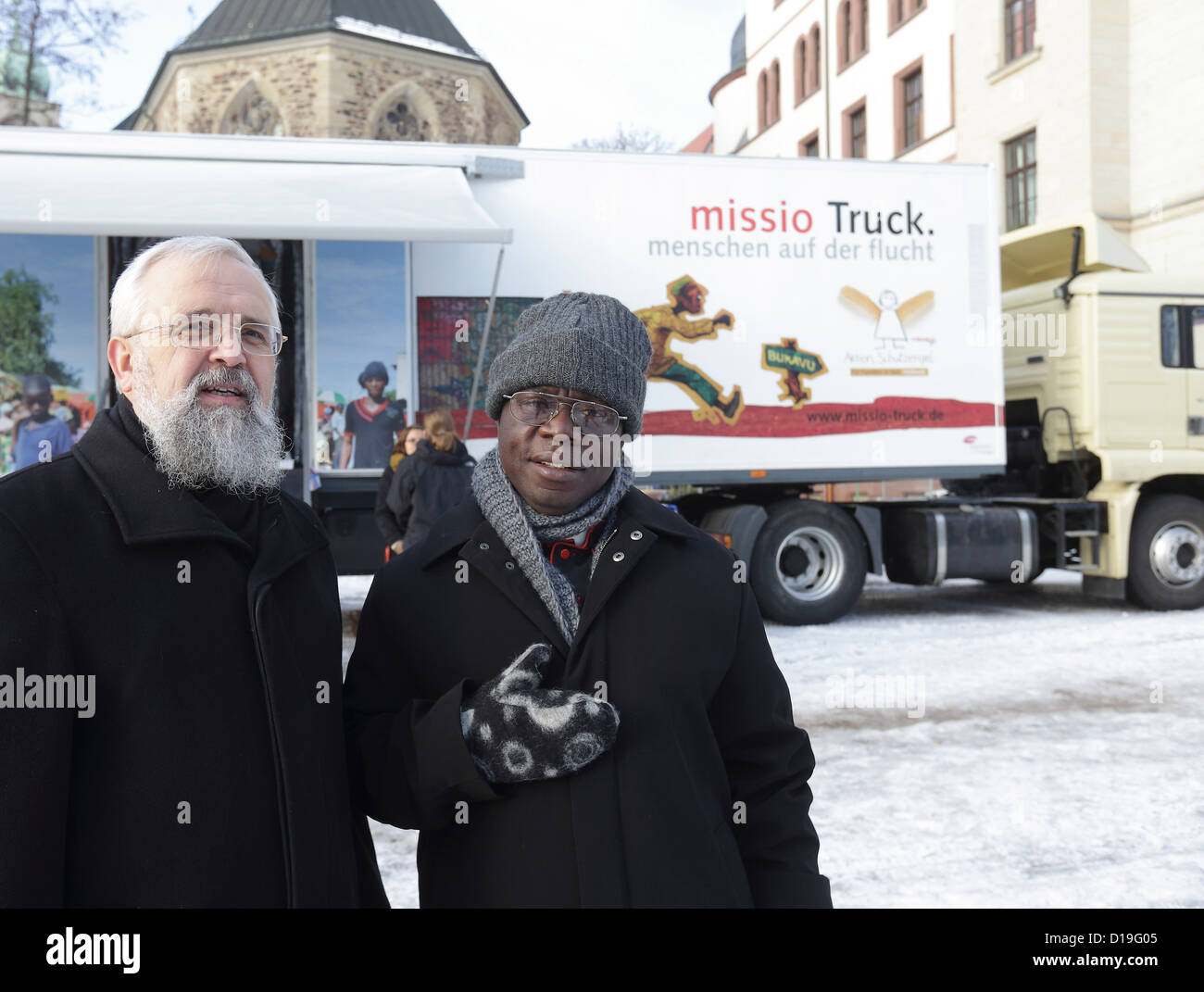 Catholic FrancoisXavier Maroy Rusengo (R) from the Congo