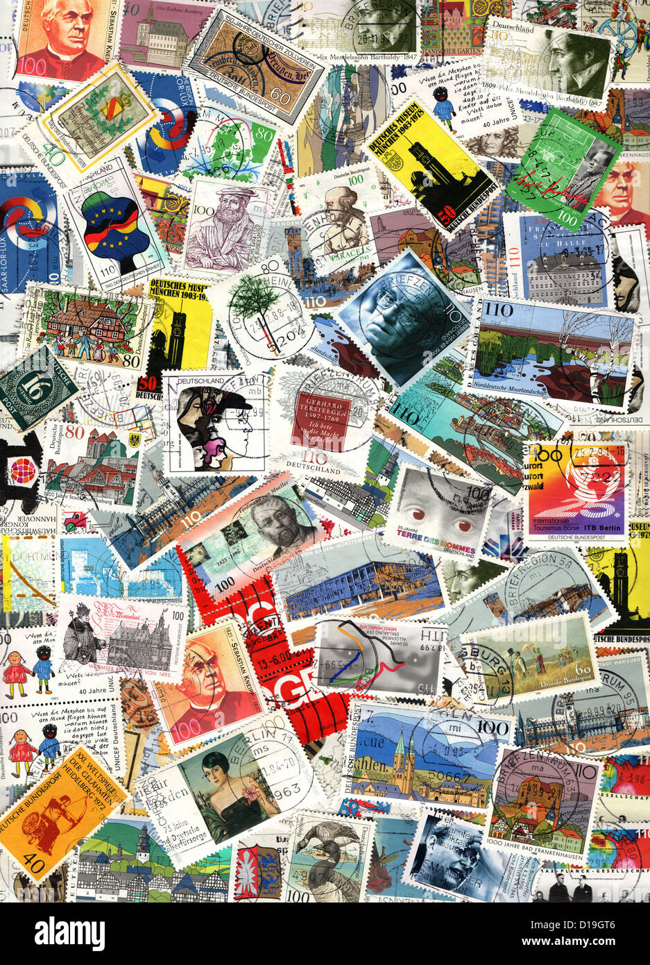German postage stamps hi-res stock photography and images - Alamy