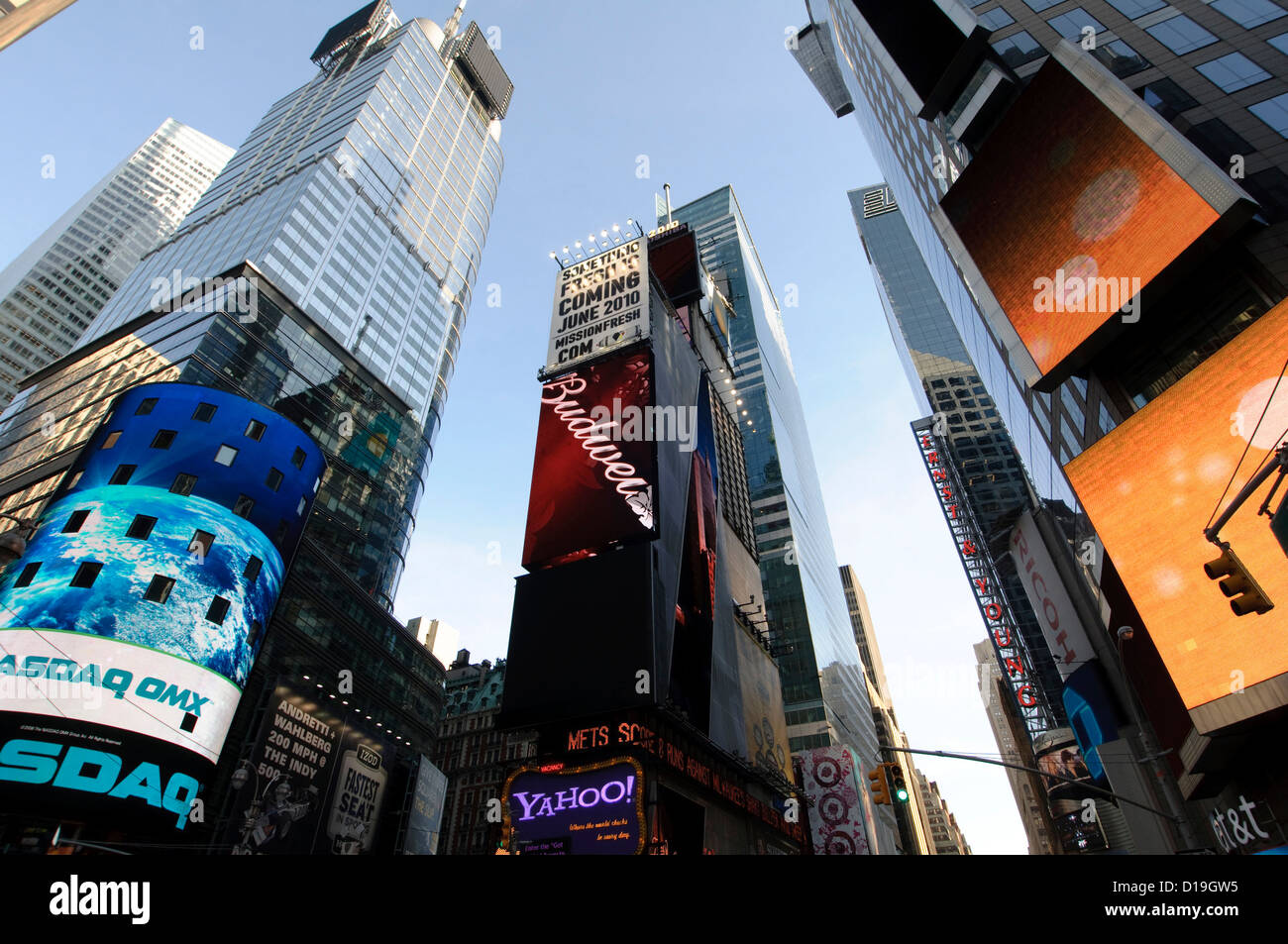 Life & Lights in Times Square, New York City, New York State, USA Stock