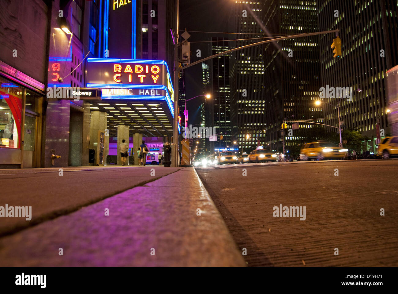 Radio City Music Hall at ROckefeller Center, Manhattan, New York City, New York State, USA Stock Photo